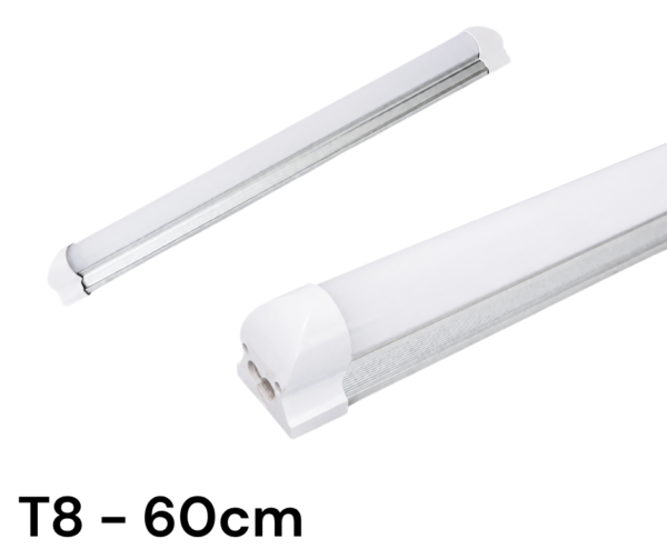 Artefacto LED T8 9W de 60 cm LUZ FRIA