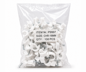 Bolsa de 100 Grampas para Caño de Desagüe 16 mm