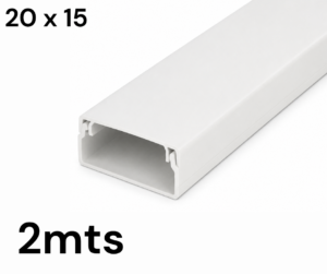 Ducto PVC 20 x 15 de 2mts