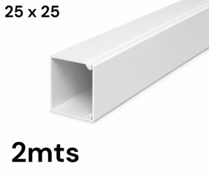 Ducto PVC 25 x 25 de 2mts