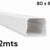 Ducto PVC 80 x 60 de 2mts (Aire Acondicionado)