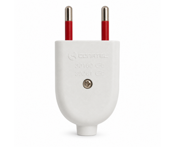 Ficha 2 Patas CONATEL Blanca
