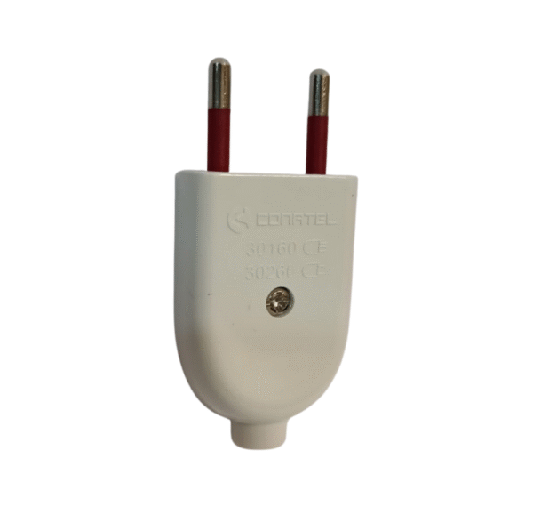 Ficha 2 Patas CONATEL Blanca