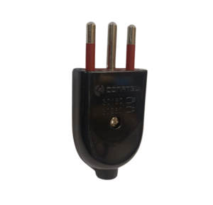 Ficha 3 Patas CONATEL Negra