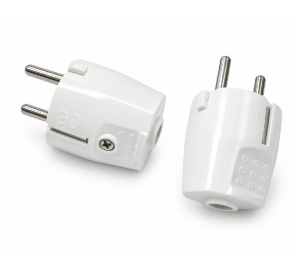 Ficha Shucko Salida Frontal (Blanca) CONATEL
