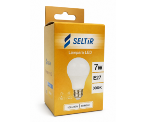 Lampara LED 7W E27 CALIDA