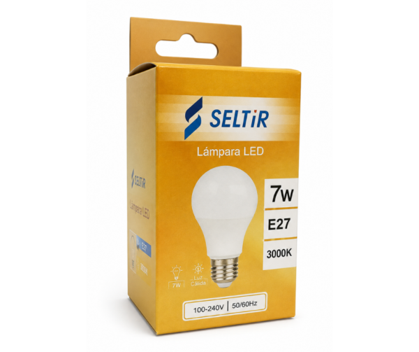 Lampara LED 7W E27 CALIDA