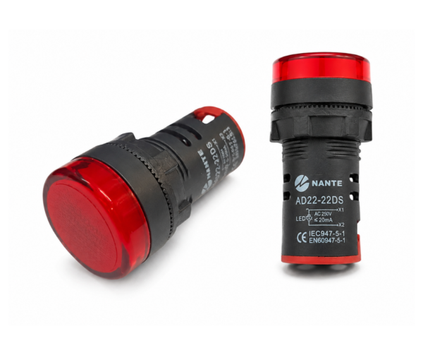 Luz Piloto LED Roja 220V Luz Piloto LED Roja 220V