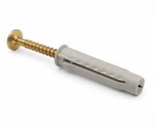 Taco de 8mm universal con tornillo cabeza flangeada