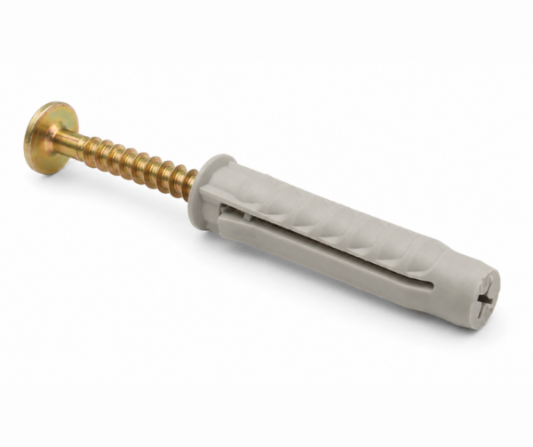 Taco de 8mm universal con tornillo cabeza flangeada