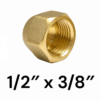 Tuerca Reduccion Rosca de 1/2" x Orificio de 3/8"