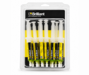 blister de jeringa fluor Blister de 12 Detectores de Fugas Fluor BRILLIANT Jeringas de 7,5 ml