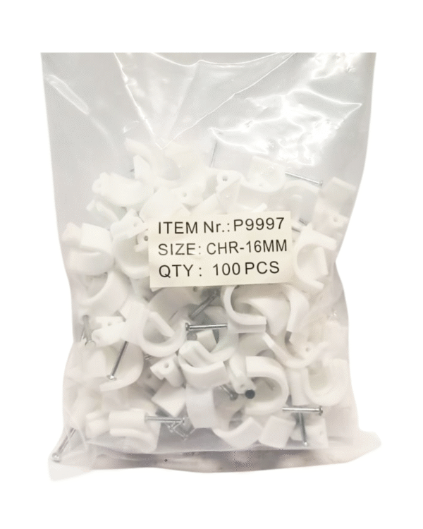 bolsa grampas Bolsa de 100 Grampas para Caño de Desagüe 16 mm