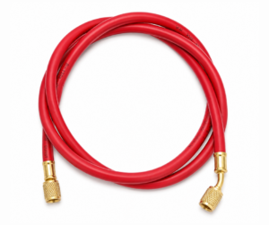 Manguera para Manifold R22 ROJA de 1.20mts de largo 1/4" x 1/4"