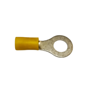 Terminal Tipo Ojo de 8mm AMARILLA