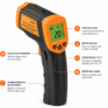 Termometro Infrarrojo AR320 -32°C a 380°C con Guia Laser