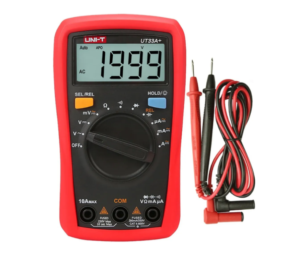 Tester Multimetro UT33A+ con Capacimetro