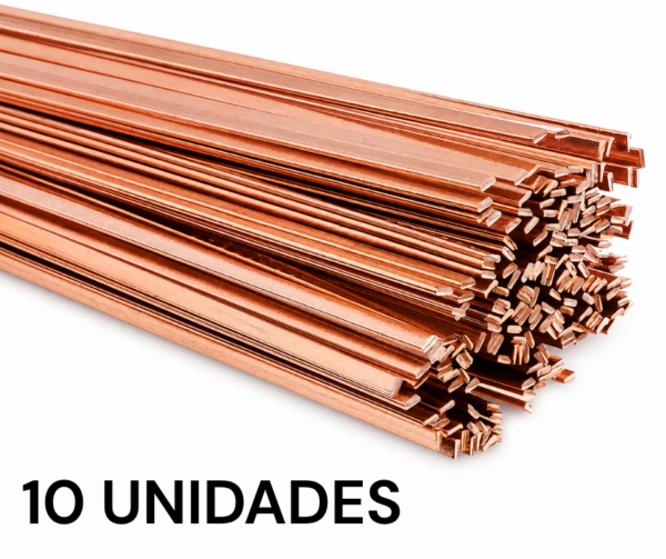 varillas cobre-cobre 10uds Varilla para Soldadura Cobre-Cobre 0% Plata HARRIS (10 UNIDADES)