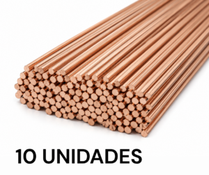 Varilla para Soldadura Hierro-Cobre 2% Plata (10 UNIDADES)