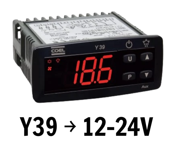 Controlador Digital 2 Sondas COEL Y39 12-24V