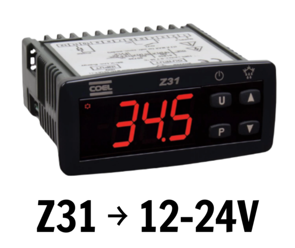 Controlador Digital 1 Sonda COEL Z31 12-24V