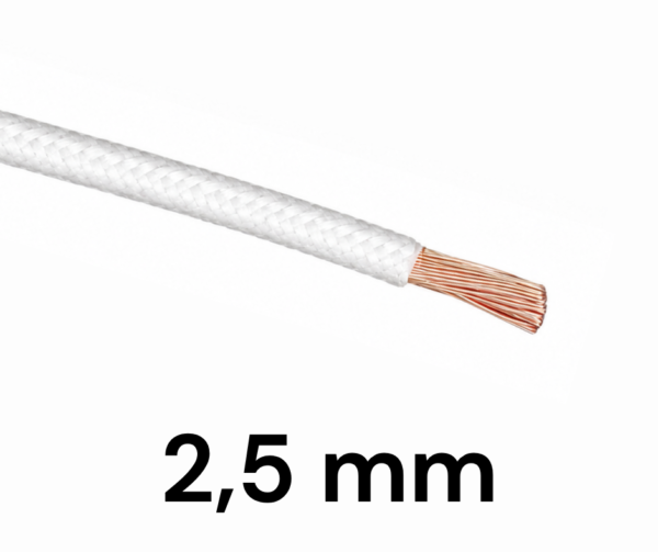 Cable Bajo Fibra 2,5 mm POR METRO
