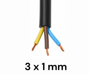 Cable Bajo Goma 3 x 1 mm POR METRO (1) Cable Bajo Goma 3 x 1 mm POR METRO