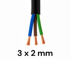 Cable Bajo Goma 3 x 2 mm POR METRO (1) Cable Bajo Goma 3 x 2 mm POR METRO
