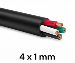 Cable Bajo Goma 4 x 1 mm POR METRO (1) Cable Bajo Goma 4 x 1 mm POR METRO