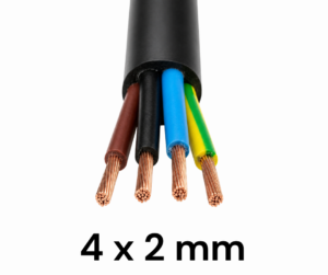 Cable Bajo Goma 4 x 2 mm POR METRO (1) Cable Bajo Goma 4 x 2 mm POR METRO