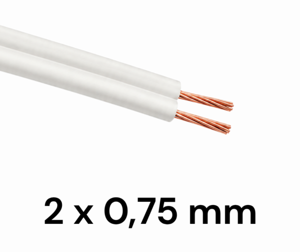 Cable Gemelo 2 x 0,75 mm POR METRO