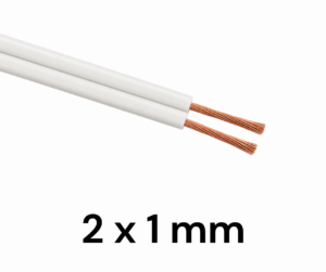 Cable Gemelo 2 x 1 mm POR METRO Cable Gemelo 2 x 1 mm POR METRO