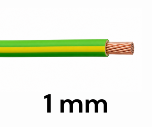 Cable Multifilar 1mm TIERRA por METRO Cable Multifilar 1mm TIERRA por Metro