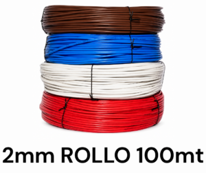 Cable Multifilar 2mm por ROLLO de 100 MT Cable Multifilar 2mm por ROLLO de 100 MT