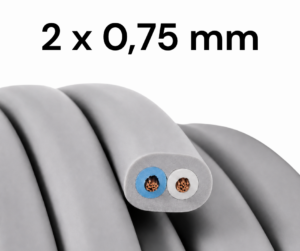 Cable Superplastico 2 x 0.75 mm POR METRO (1) Cable Superplastico 2 x 0,75 mm POR METRO