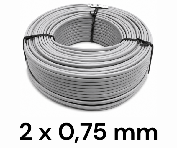 Cable Superplastico 2 x 0,75 mm POR ROLLO Cable Superplastico 2 x 0,75 mm POR ROLLO DE 100mts