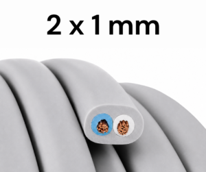 Cable Superplastico 2 x 1 mm POR METRO (1) Cable Superplastico 2 x 1 mm POR METRO