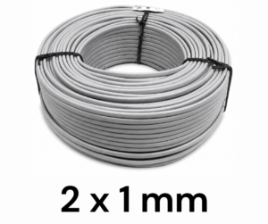 Cable Superplastico 2 x 1 mm POR ROLLO Cable Superplastico 2 x 1 mm POR ROLLO DE 100mts