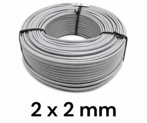 Cable Superplastico 2 x 2 mm POR ROLLO Cable Superplastico 2 x 2 mm POR ROLLO DE 100mts