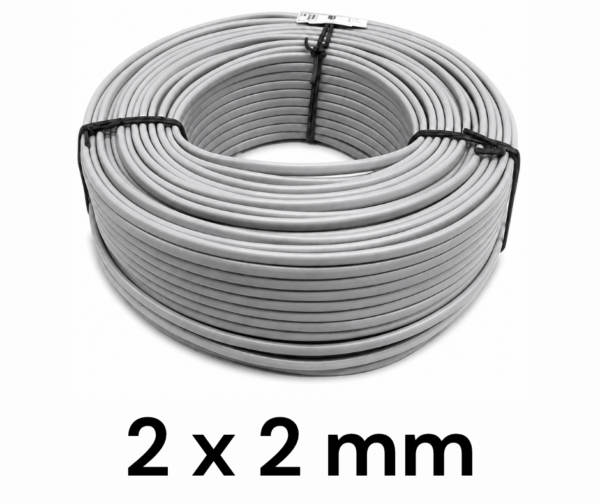 Cable Superplastico 2 x 2 mm POR ROLLO DE 100mts