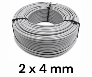 Cable Superplastico 2 x 4 mm POR ROLLO Cable Superplastico 2 x 4 mm POR ROLLO DE 100mts