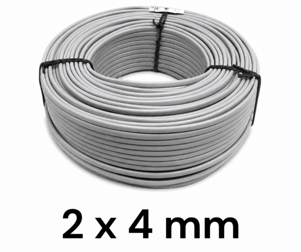 Cable Superplastico 2 x 4 mm POR ROLLO DE 100mts