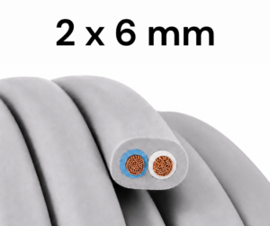 Cable Superplastico 2 x 6 mm POR METRO Cable Superplastico 2 x 6 mm POR METRO
