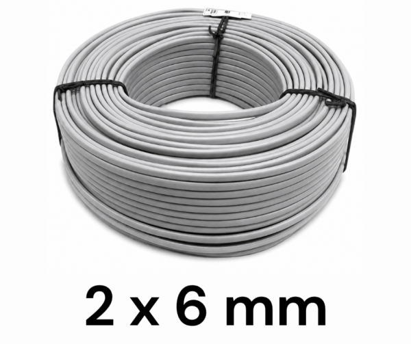 Cable Superplastico 2 x 6 mm POR ROLLO Cable Superplastico 2 x 6 mm POR ROLLO DE 100mts