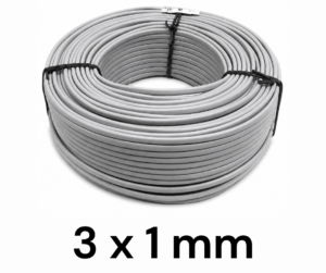 Cable Superplastico 3 x 1 mm POR ROLLO Cable Superplastico 3 x 1 mm POR ROLLO DE 100mts