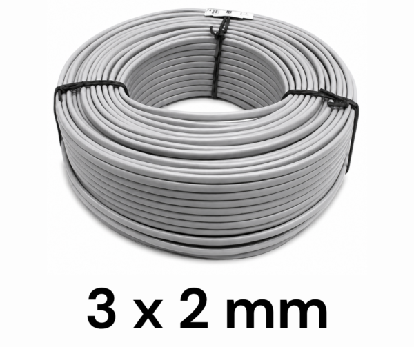 Cable Superplastico 3 x 2 mm POR ROLLO DE 100mts