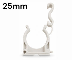 Grampa para Caño Rigido PVC de 25mm