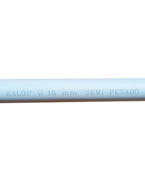 Caño Rigido PVC de 16mm x 2mts