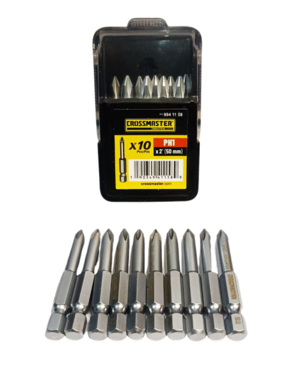 Punta PH1 x 50mm CROSSMASTER 10 Unidades
