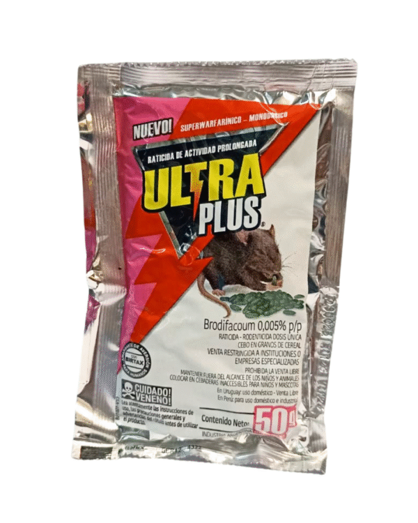 Raticida Cebo en Granos 50g